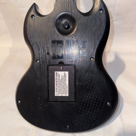 2007 Gibson Power Tour Tiger Electronics Black Electric Toy Guitar - Not Working - Picture 6 of 7